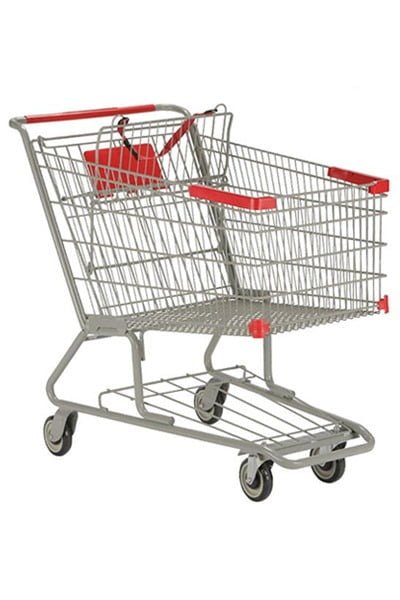Grand chariot de magasinage - épicerie - (45 1/4 x 24 3/4 x 41 1/4 po.) - Mobico Canada