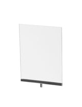 Acrylic sign holder, vertical 8.5” x 11” H