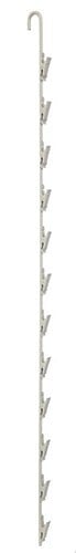 Pinces en métal 12 crochets, peint beige, 32 - 3/8" - Porte - prix & solution d'accrochage - Mobico Canada