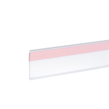 Porte-prix autocollant clair