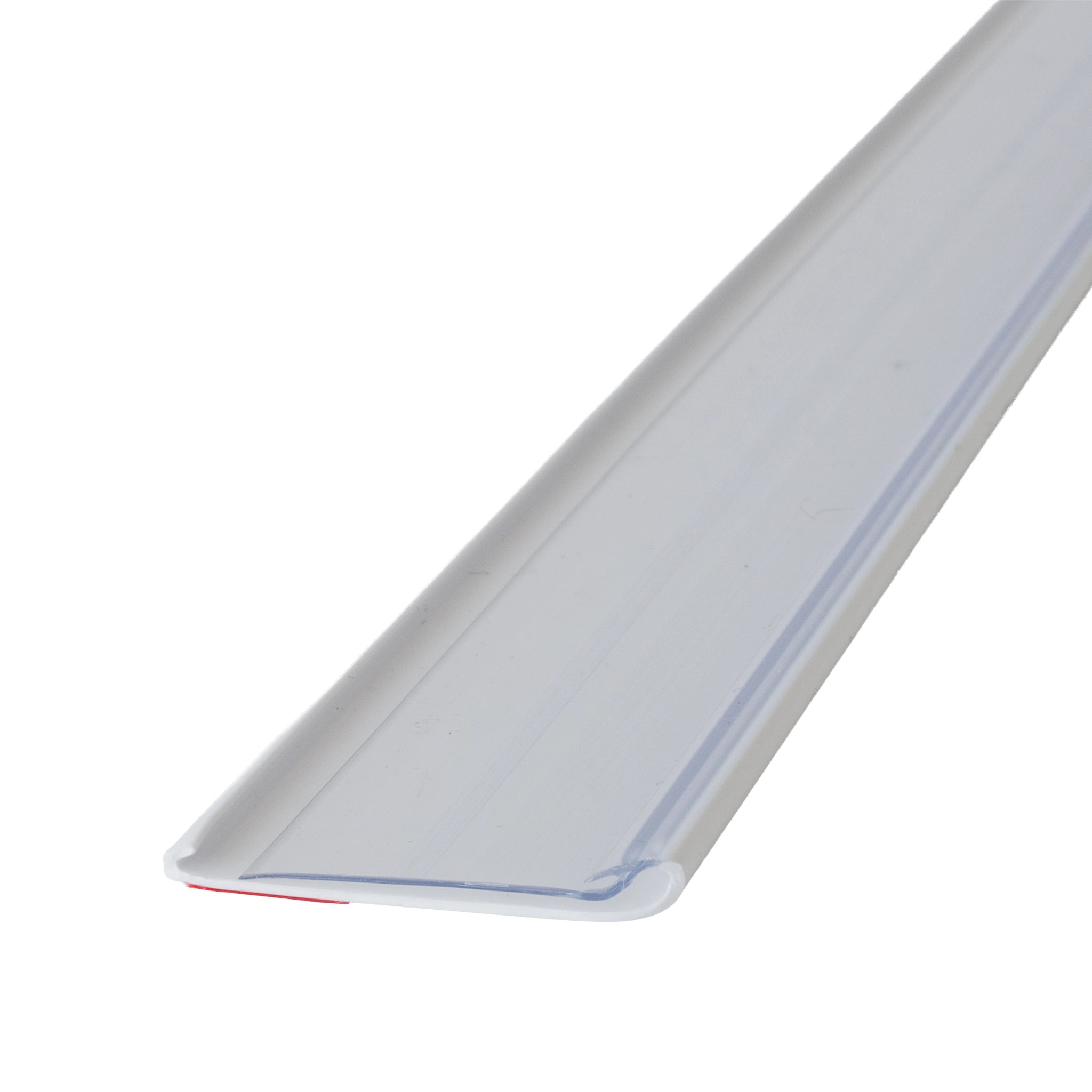 Porte prix autocollant avec moulure 48", dos blanc - Mobico inc.