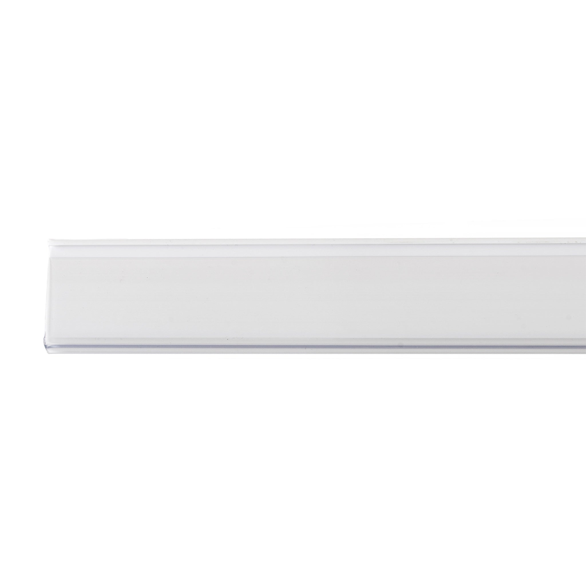 Porte prix autocollant avec moulure 48", dos blanc - Mobico inc.