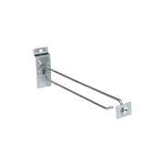 Crochet pour panneaux rainurés avec plaquette pour porte - étiquette - Mobico inc.