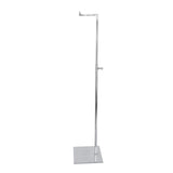 Adjustable bag hook with square base