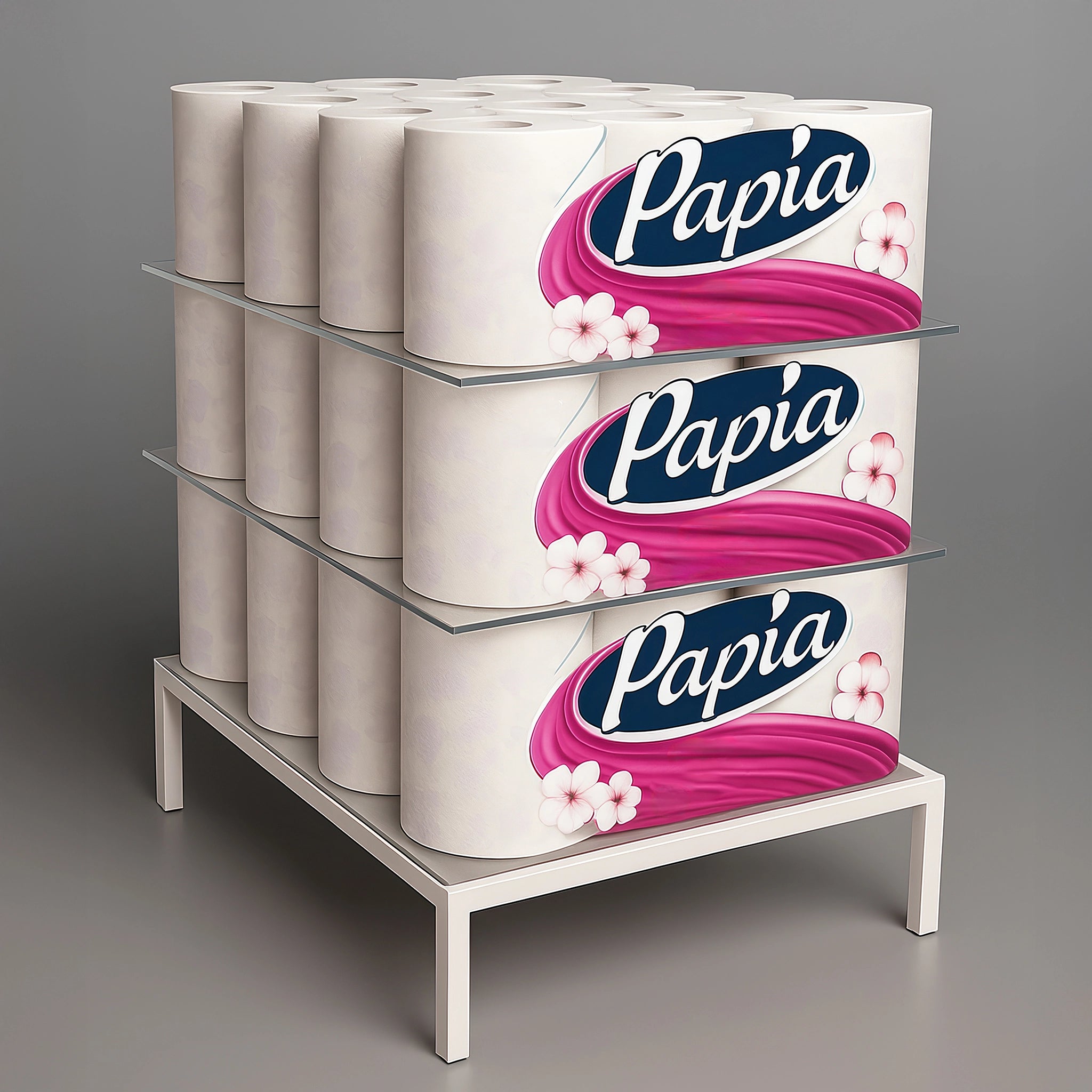 Podium en Métal Blanc - Pharmacie - Mobico inc.