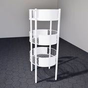 Panier rond 3 étages - Pharmacie - Mobico inc.