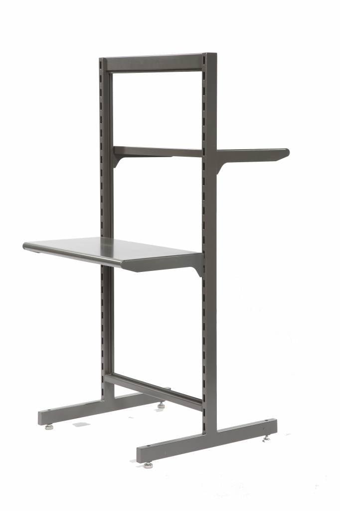 Poteau de bout pour gondole 50'' - Gondole HD encoches 1" - 2"cc - Mobico Canada