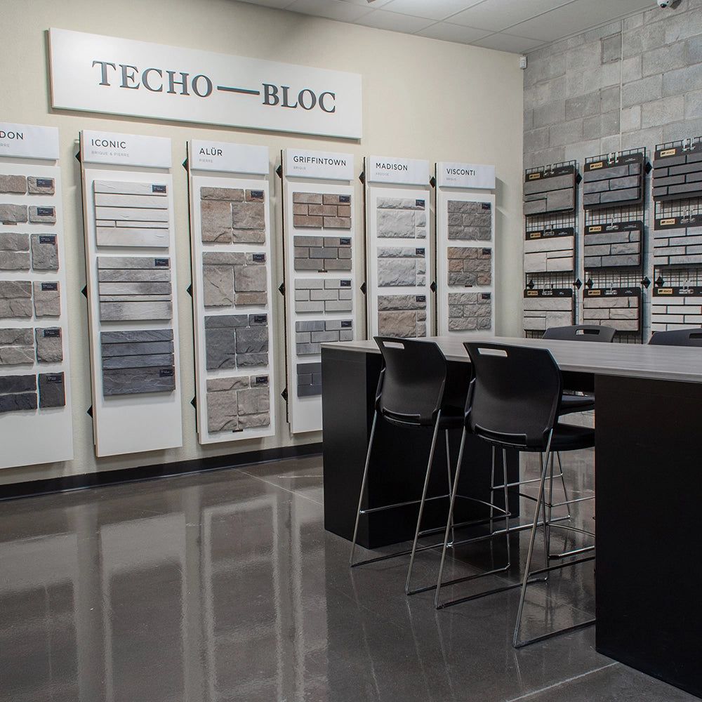Webster Laval showroom layout