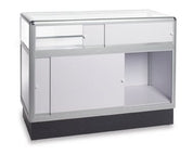 Comptoir vitré 1/3 vision aluminium - Comptoirs Vitrés - Mobico Canada