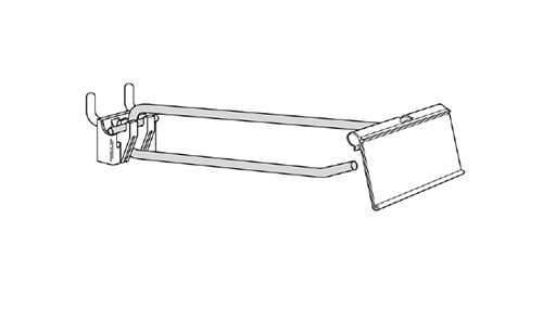 16" avec encrage en plastique - Accessoires pour panneau perforé - Mobico Canada