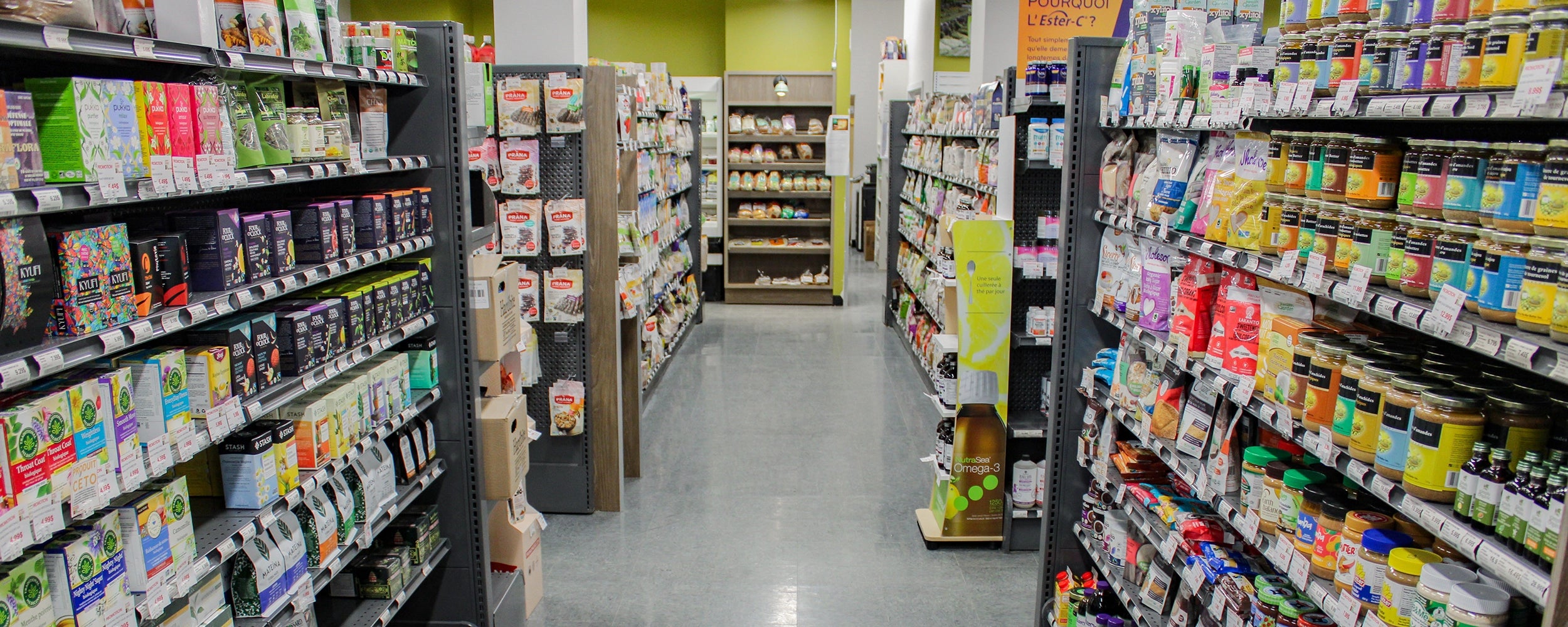 Development of the Panier Santé – Dame Nature store in Saint-Hyacinthe