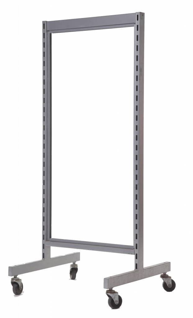 Poteau de bout pour gondole 50'' - Gondole HD encoches 1" - 2"cc - Mobico Canada