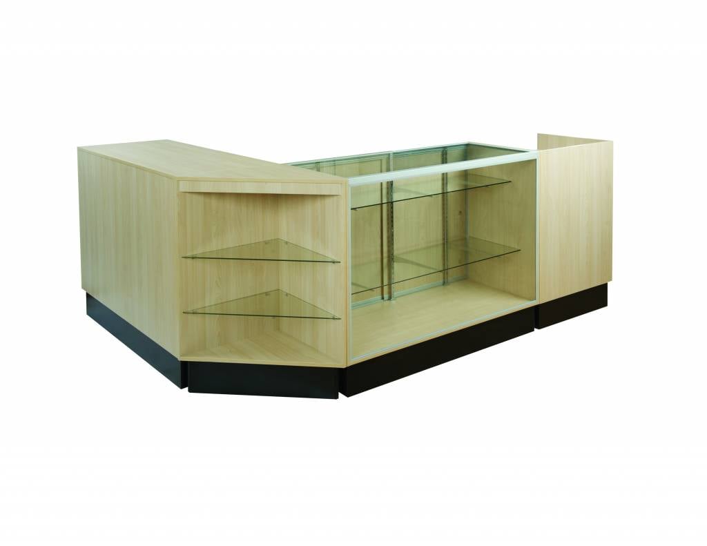 Comptoir caisse 24'' en mélamine - Comptoirs Vitrés - Mobico Canada
