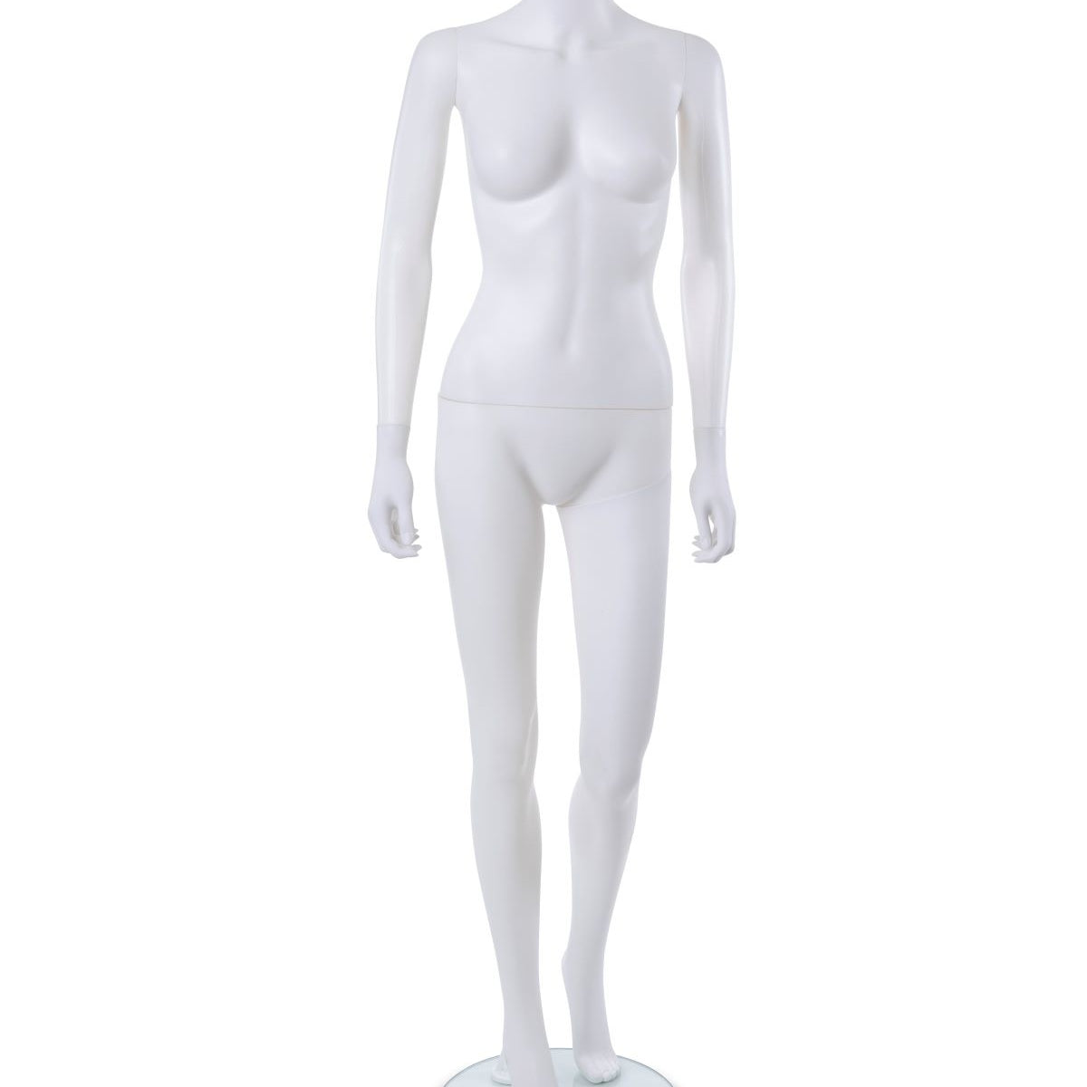 Mannequin femme en plastique blanc mat - Présentoirs pour vos événements - Mobico Canada