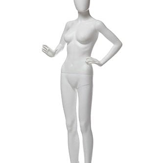 Mannequin femme en plastique blanc - Mannequin femme - Mobico Canada