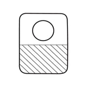 Onglet de suspension autocollant 1” x 1 - 5/16”, épaisseur 0.006" - Porte - prix & solution d'accrochage - Mobico Canada