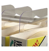 Onglet de suspension autocollant 1-5/8” x 1-1/4”, épaisseur 0.015"