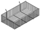 Panier 24''x12''x6''H panneaux rainurés/panneaux perforés