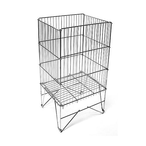 Panier de magasin pliant 18"x18"x33"H - Pharmacie - Mobico Canada