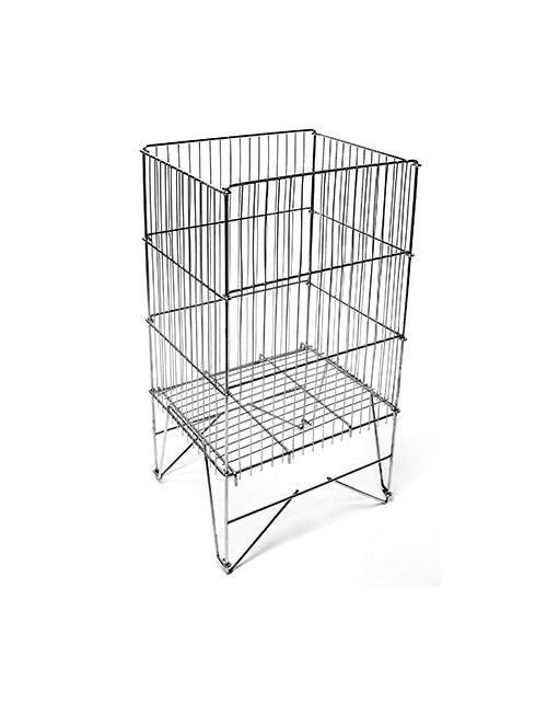 Panier de magasin pliant 18"x18"x33"H - Pharmacie - Mobico Canada