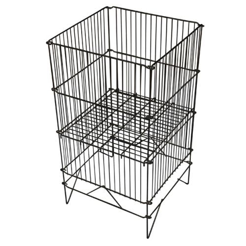 Panier de magasin pliant 18"x18"x33"H - Pharmacie - Mobico Canada