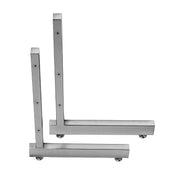 Paire de patte en L 12" x 12"H pour grille et slatgrille - Présentoirs pour vos événements - Mobico Canada