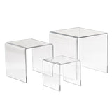 Small square risers 3" / 4" / 5", set of 3