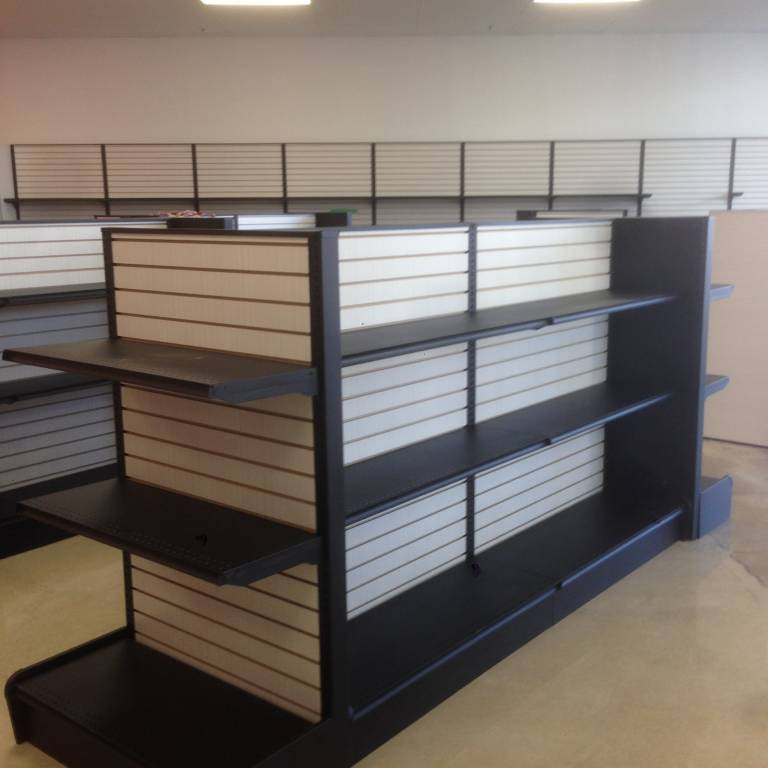 Îlot double, section additionnelle - Étagère commerciale, gondole, murale et Îlot de magasin - Mobico Canada