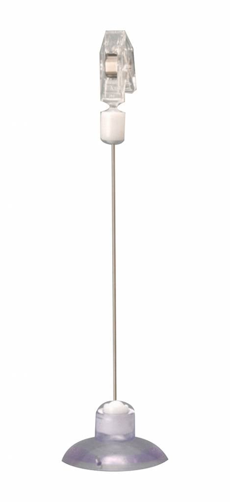 Pinces à succion base 6 - 1/2"H pour affiche jusqu'à 3/8" épaisseur - Porte - prix & solution d'accrochage - Mobico Canada