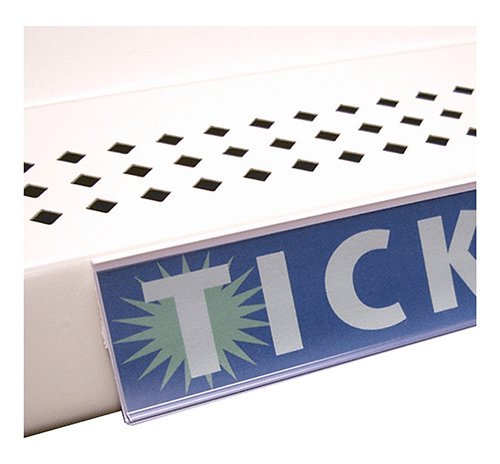 Porte - prix autocollant 48’’ x 1¼’’ H dos et devant clair - Porte - prix & solution d'accrochage - Mobico Canada