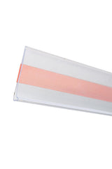 Porte-prix transparent, autocollant au centre
