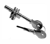 Serrure pour porte de verre coulissante