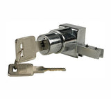 Push lock for sliding glass door