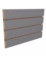 Slatwall Panel 96" x 48" with Brushed Aluminum finish