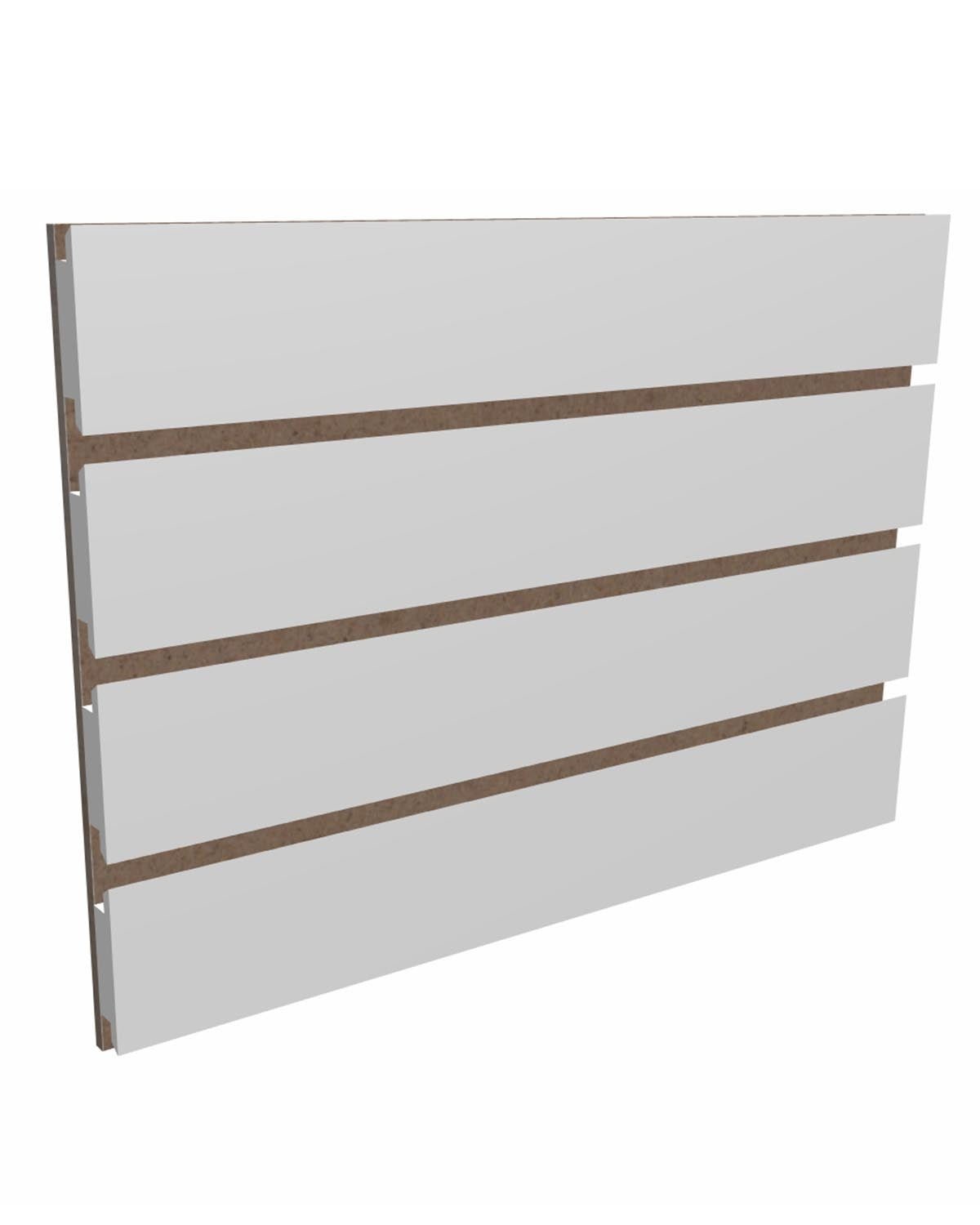 Panneaux rainuré 96"x 48''H rainuré sur le 96", blanc - Boutique de golf - Mobico Canada