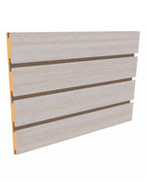 Panneau rainuré 96" x 48" avec fini Choco blanc