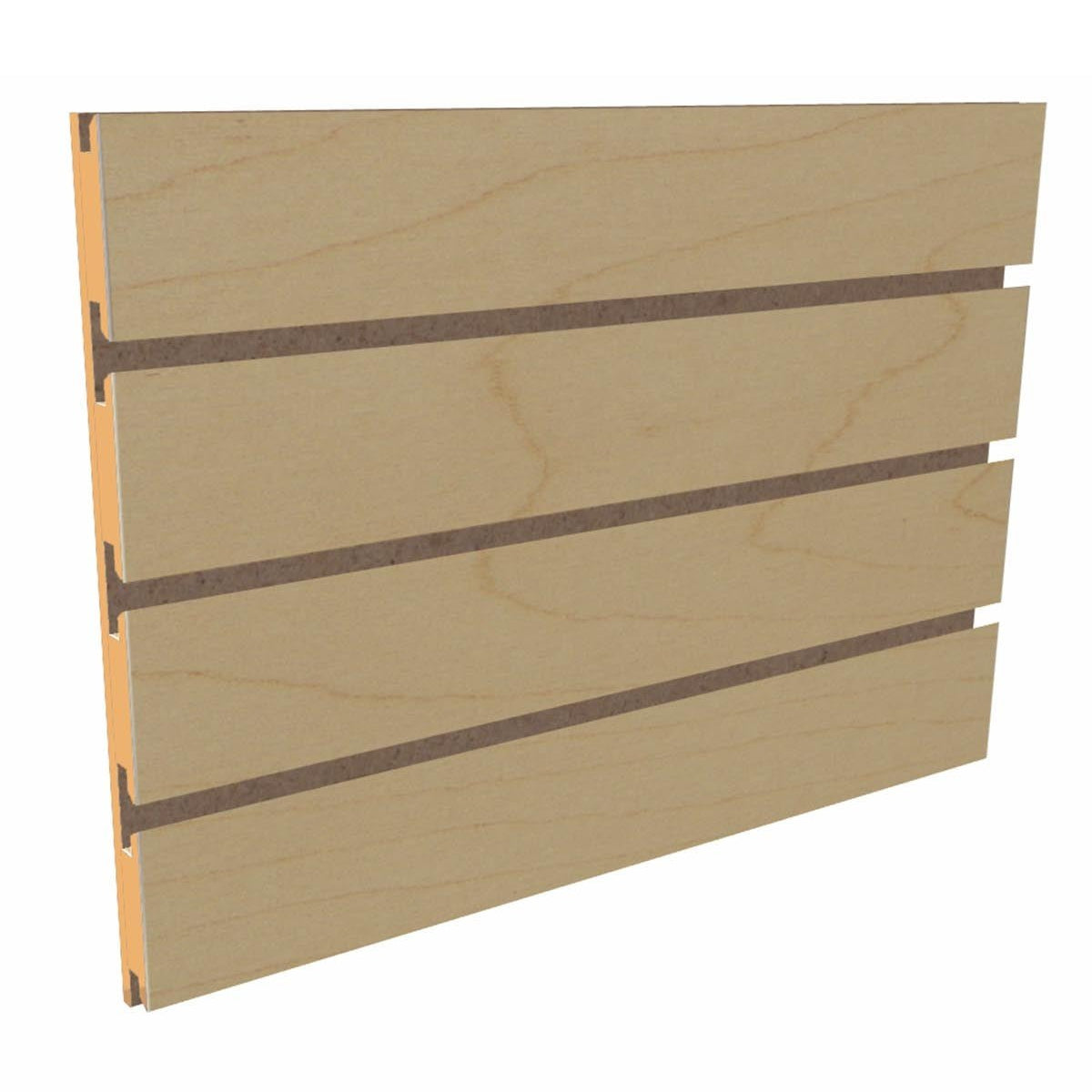Panneaux rainuré 96"x 48''H rainuré sur le 96", érable - Boutique de golf - Mobico Canada