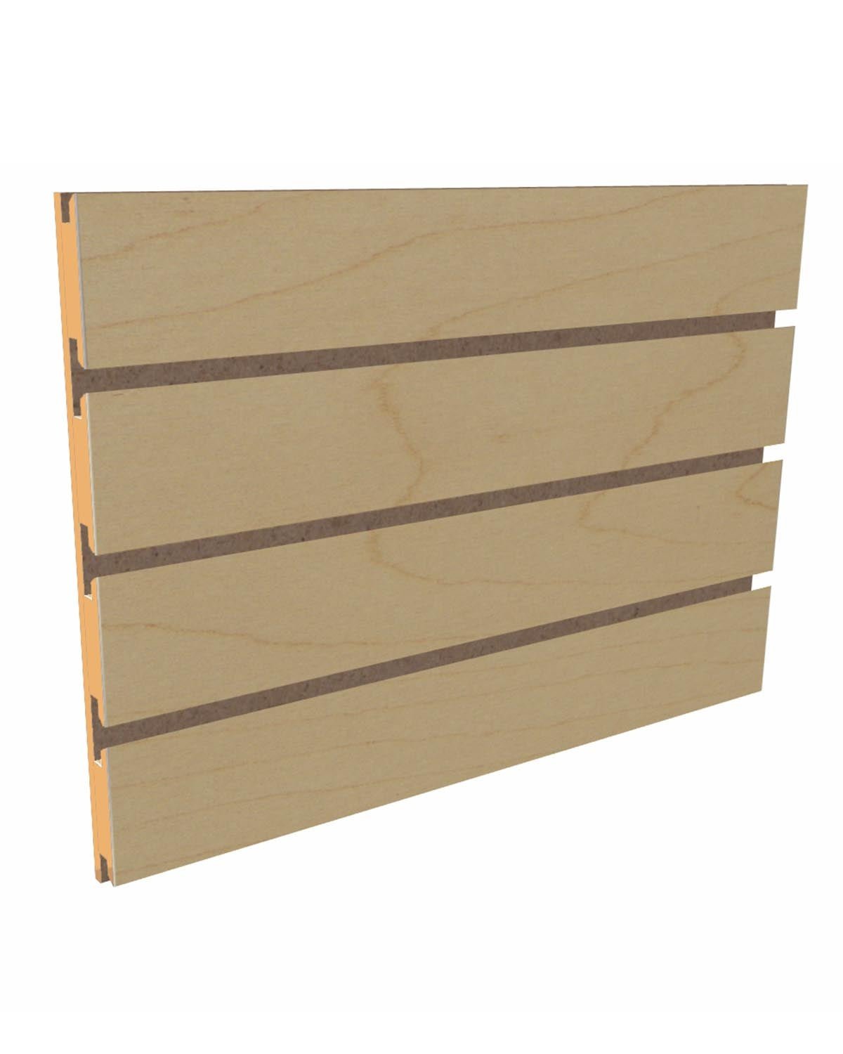 Panneaux rainuré 96"x 48''H rainuré sur le 96", érable - Boutique de golf - Mobico Canada