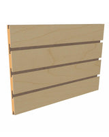 Slatwall Panel 96" x 48" with Maple finish