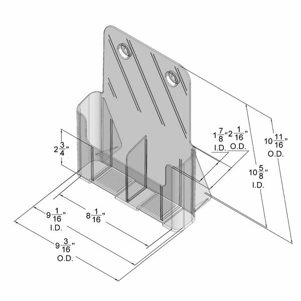 4"H - Accessoires de présentation - Mobico Canada
