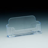 Business card holder, horizontal 4'' x 1-1/2'' x 2-1/4''H 
