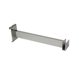 Support 12” pour pôle rectangulaire 1/2" x 1-1/2", chrome