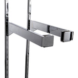 Hangrail brackets 12" for rectangular tubing, slots 1/2"-1"oc 