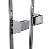 Hangrail bracket for rectangular tubing, slots 1/2"-1"oc