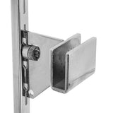Hangrail bracket for rectangular tubing, slots 1/2"-1"oc