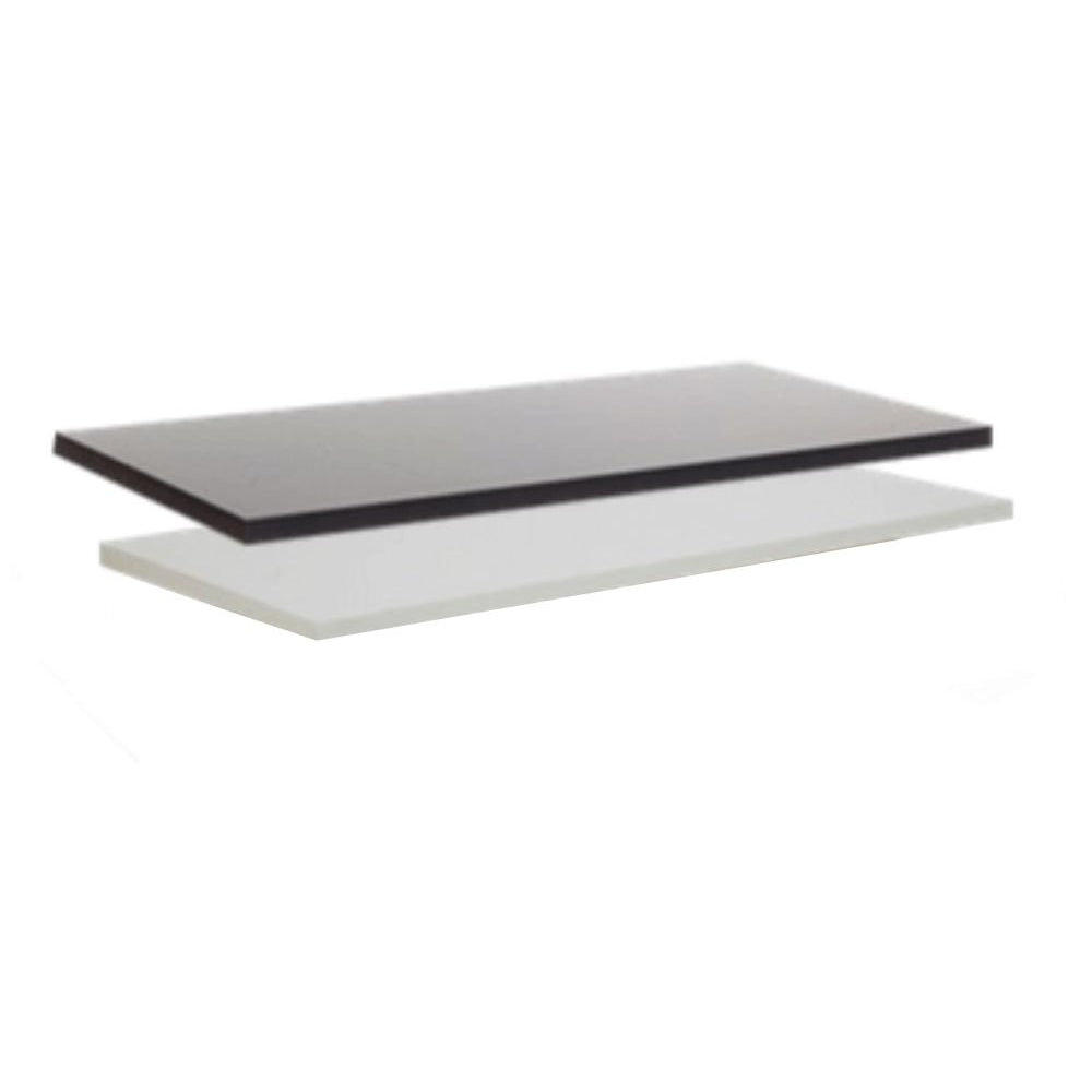 Tablette en mélamine noire ou blanche - Tablette - Mobico Canada
