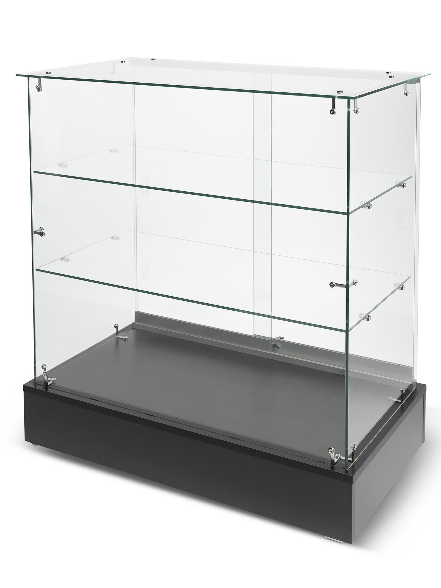 Vitrine verre sur verre économique - 36"x20"x38" - Comptoirs Vitrés - Mobico Canada