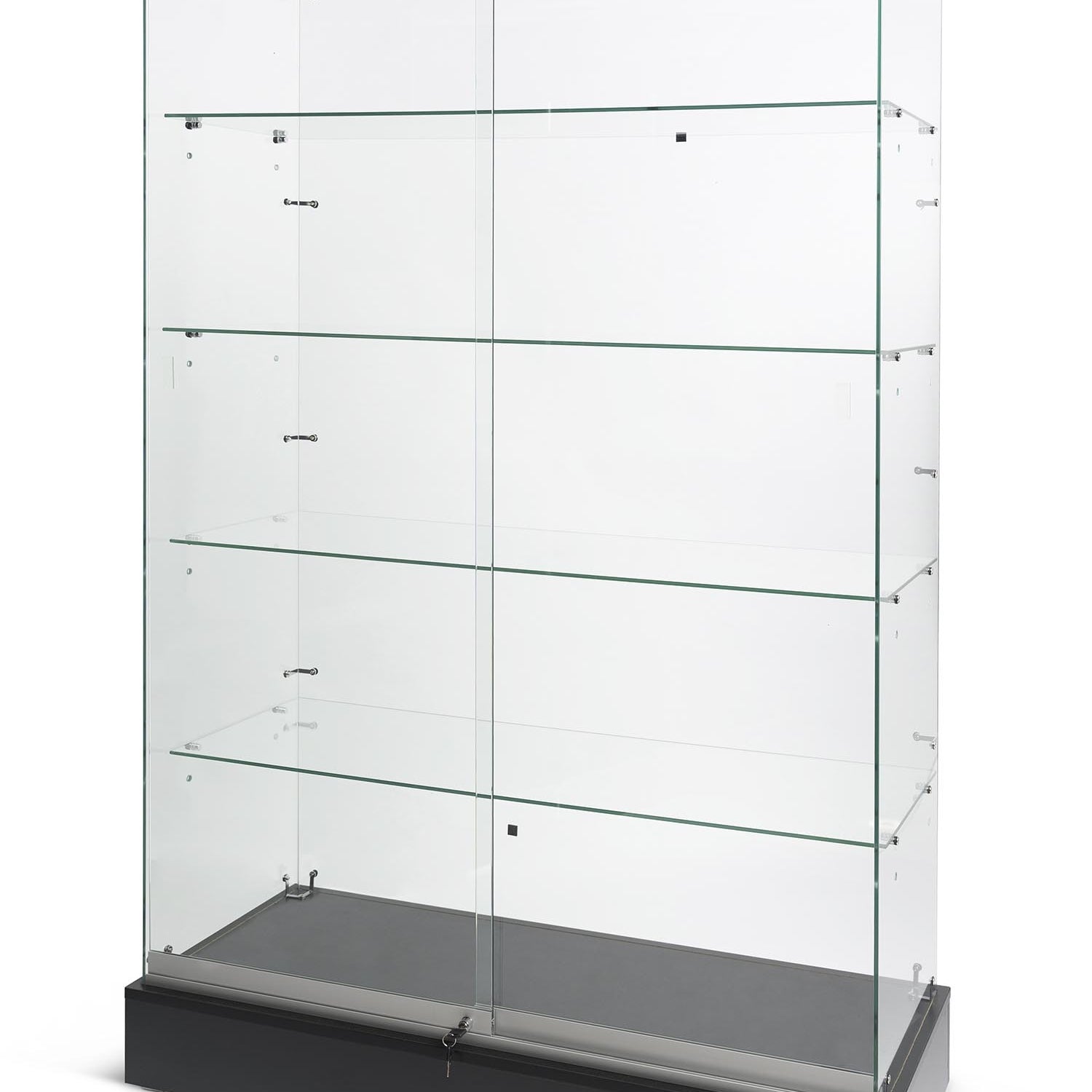 vitrine en verre sur verre économique 48"x18"x72"H - Comptoirs Vitrés - Mobico Canada
